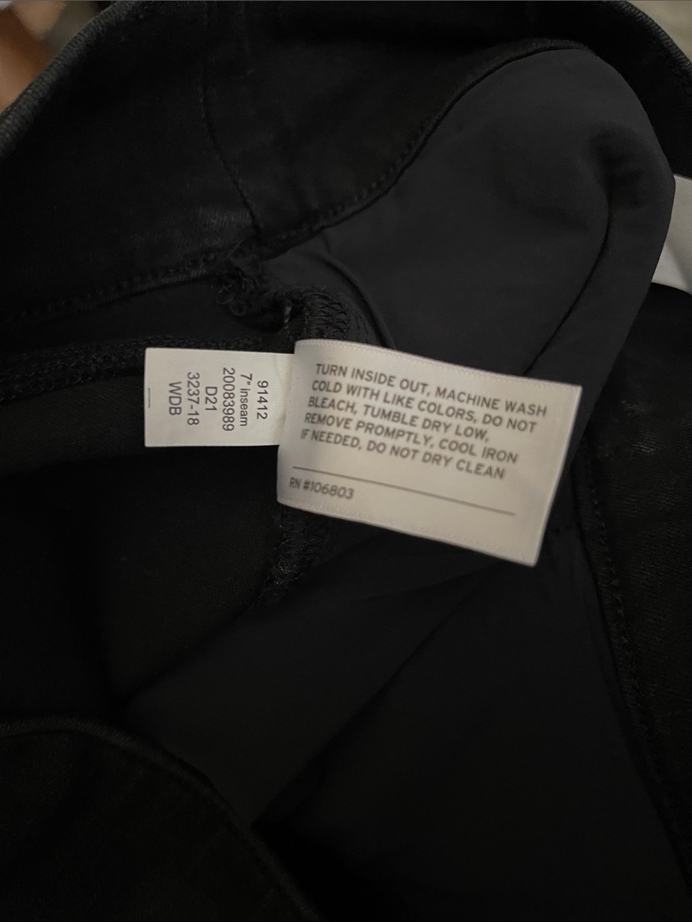 Duluth Trading Co Black Pull-On Jean Shorts - Picture 8 of 8